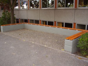 banc plastique recyclé