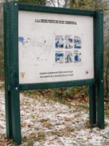 Panneau information plastique recyclé