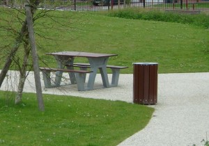 banc plastique recyclé