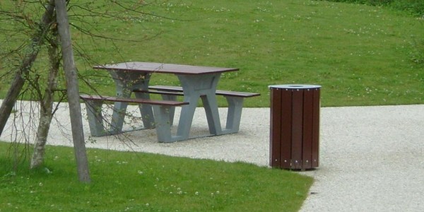 banc plastique recyclé