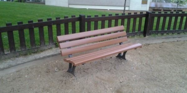 banc plastique recyclé