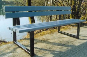banc plastique recyclé