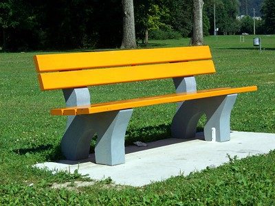 banc plastique recyclé