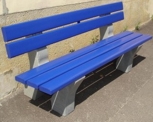 banc plastique recyclé