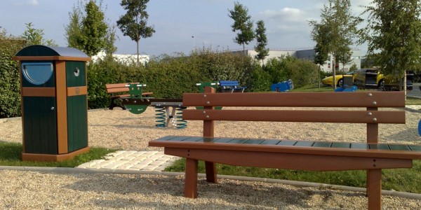 banc plastique recyclé