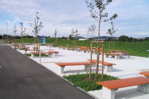 banc plastique recyclé