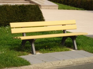banc plastique recyclé