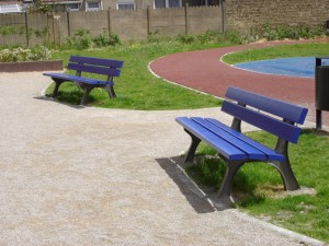 banc plastique recyclé