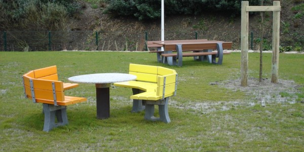 banc plastique recyclé