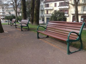 banc plastique recyclé