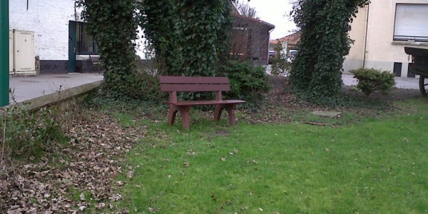 banc plastique recyclé