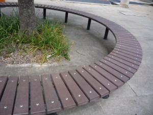 banc plastique recyclé