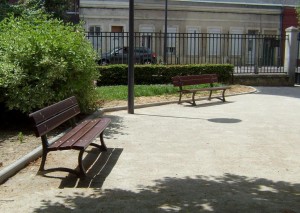 banc plastique recyclé