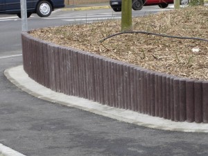 Bordure plastique recyclé