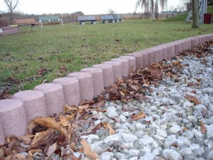 Bordure plastique recyclé