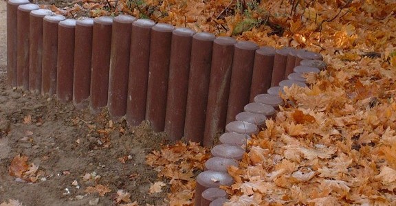 Bordure plastique recyclé