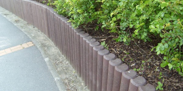 Bordure plastique recyclé
