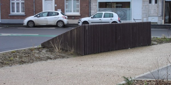Bordure plastique recyclé