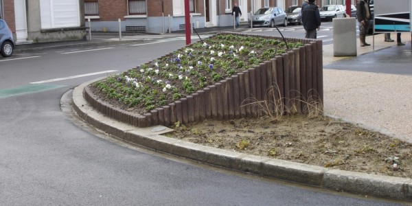 Bordure plastique recyclé