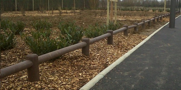 Bordure plastique recyclé