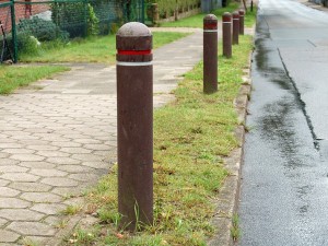 Borne plastique recyclé