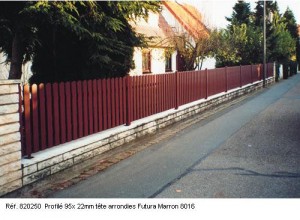 Cloture plastique recyclé