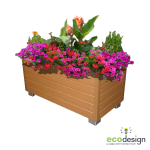 bac à fleur plastique recyclé