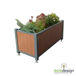 bac à fleur plastique recyclé