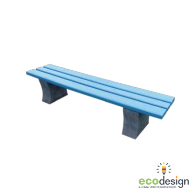 banquette plastique recyclé