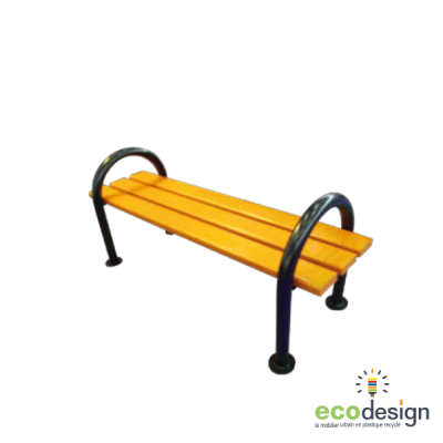 banquette plastique recyclé