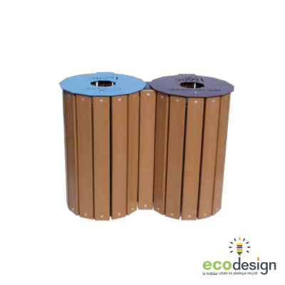 poubelle plastique recyclé