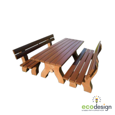 Table plastique recyclé