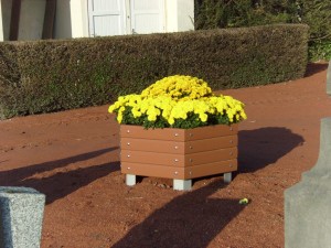 Bacs à fleurs plastique recyclé