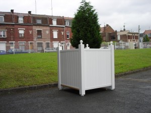 Bacs à fleurs plastique recyclé