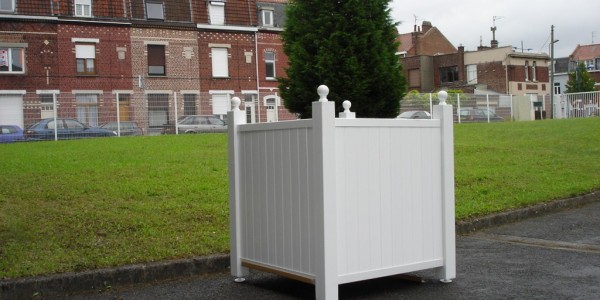 Bacs à fleurs plastique recyclé