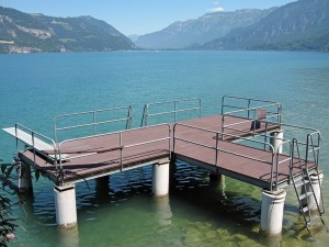 Ponton plastique recyclé