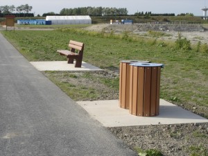 poubelle plastique recyclé