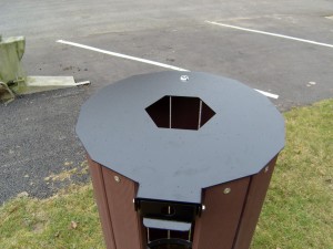poubelle plastique recyclé