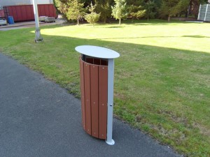 poubelle plastique recyclé