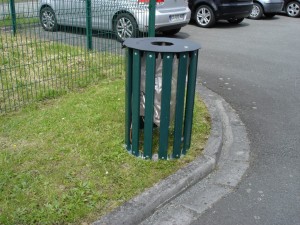 poubelle plastique recyclé