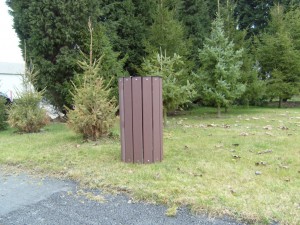 poubelle plastique recyclé