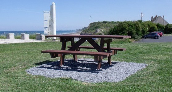 table plastique recyclé