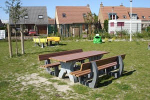 table plastique recyclé
