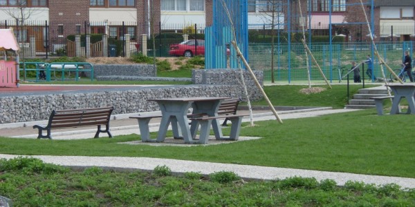 table plastique recyclé