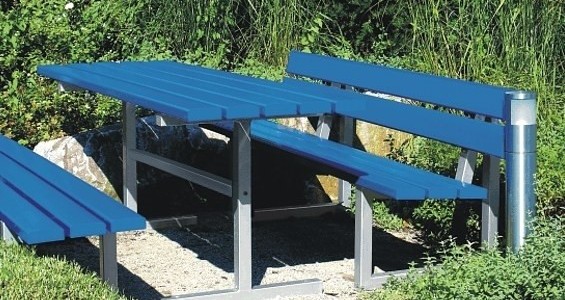 table plastique recyclé