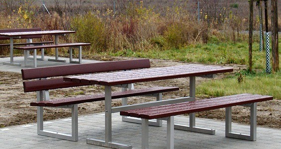 table plastique recyclé
